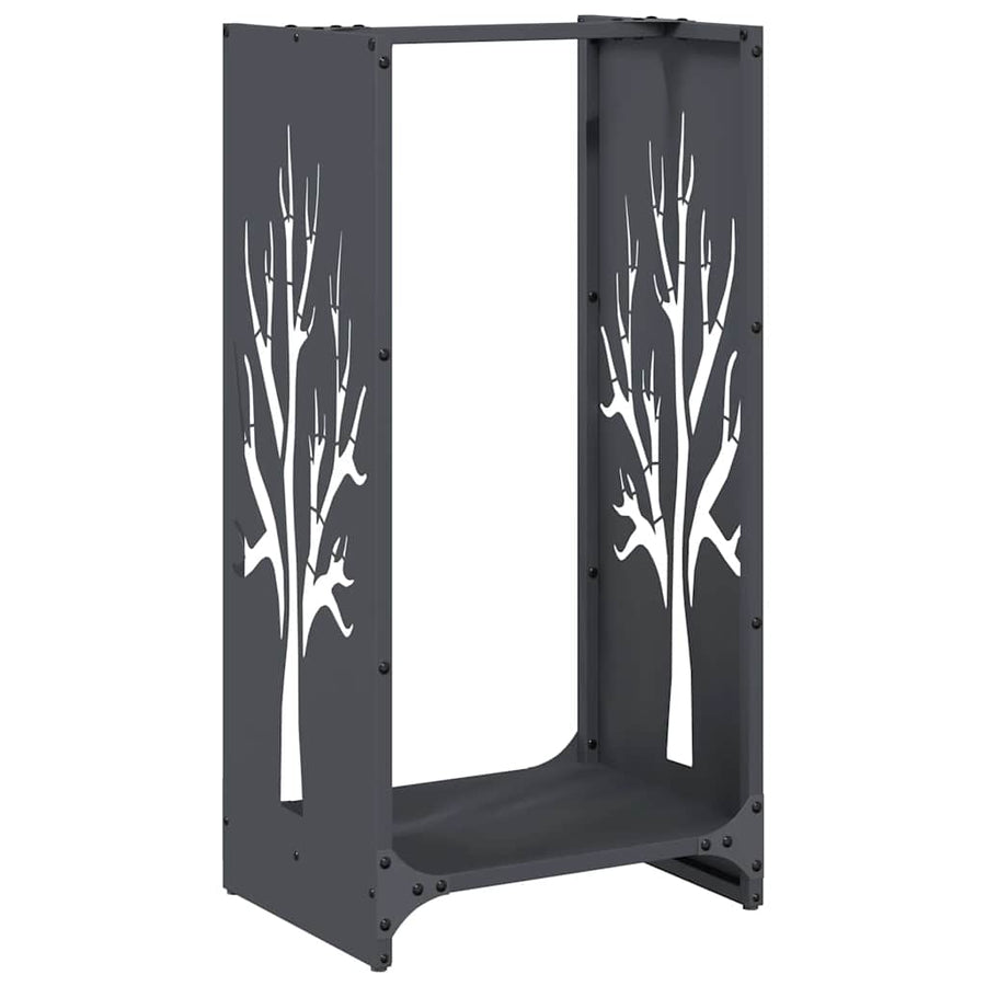 Brandhoutrek 40X30X80 Cm Koudgewalst Staal Antraciet
