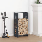 Brandhoutrek 40x30x80 cm staal antraciet