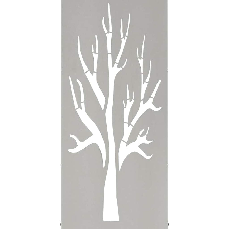 Brandhoutrek 40x30x80 cm roestvrij staal