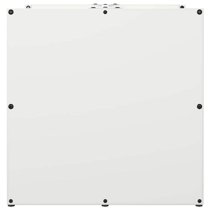 Brandhoutrek 40x40x40 cm koudgewalst staal wit