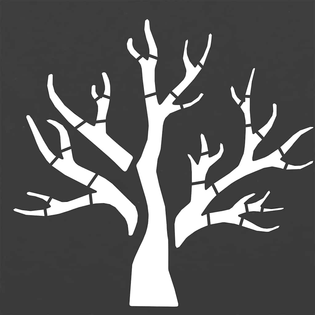 Brandhoutrek 40x40x40 cm koudgewalst staal zwart