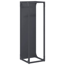 Brandhoutrek Koudgewalst Staal Kleurig 25 x 25 x 80 cm Antraciet