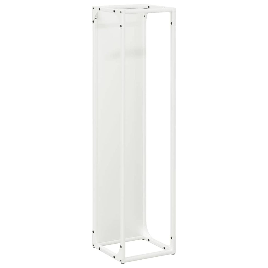 Brandhoutrek 25x25x100 cm koudgewalst staal wit