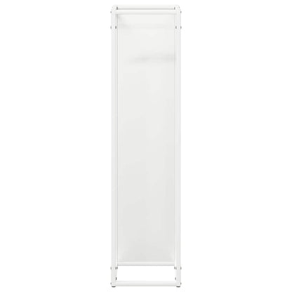 Brandhoutrek 25x25x100 cm koudgewalst staal wit