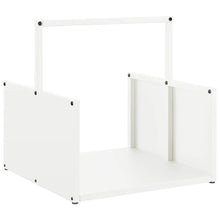 Brandhoutrek 40x40x40 cm koudgewalst staal wit