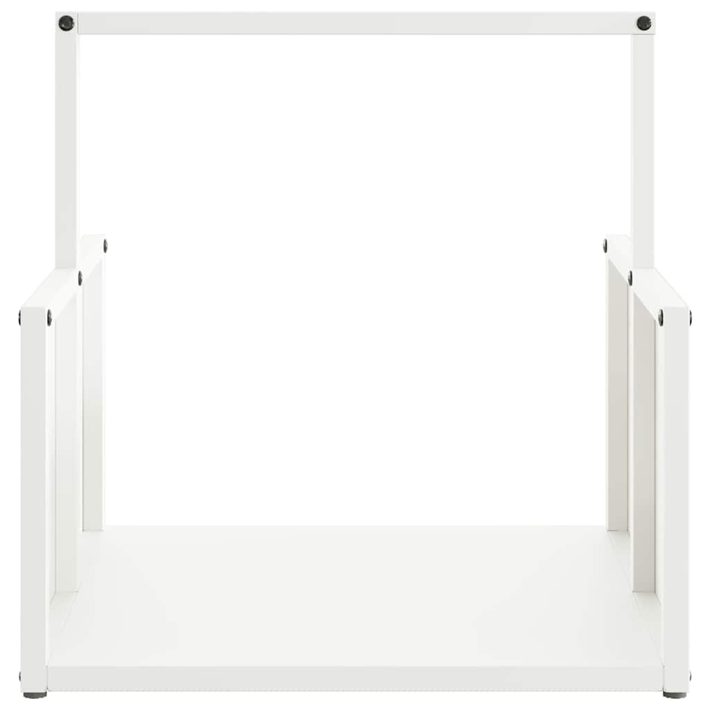 Brandhoutrek 40x40x40 cm koudgewalst staal wit