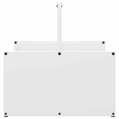 Brandhoutrek 40x40x40 cm koudgewalst staal wit