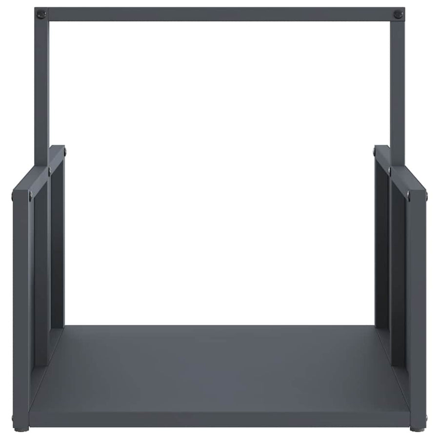 Brandhoutrek 40x40x40 cm koudgewalst staal antracietkleurig