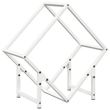 Brandhoutrek 50x25x50 cm koudgewalst staal wit