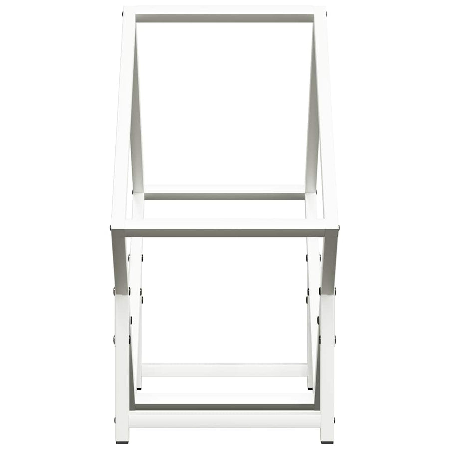 Brandhoutrek 50x25x50 cm koudgewalst staal wit