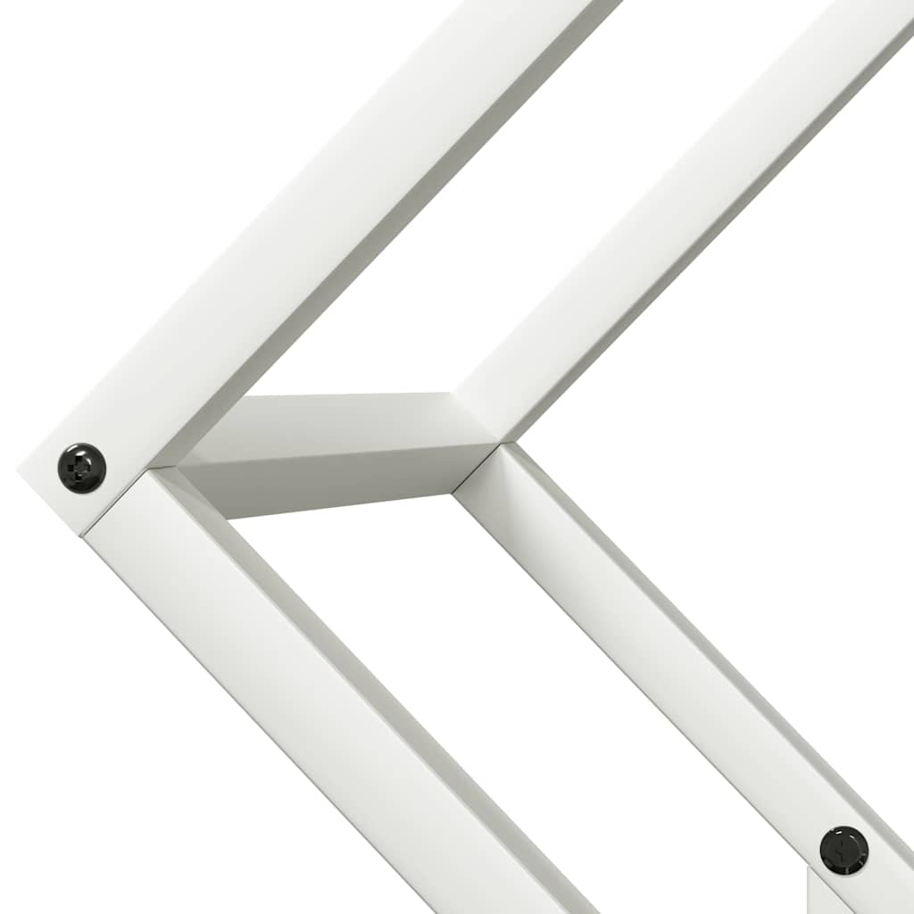 Brandhoutrek 50x25x50 cm koudgewalst staal wit