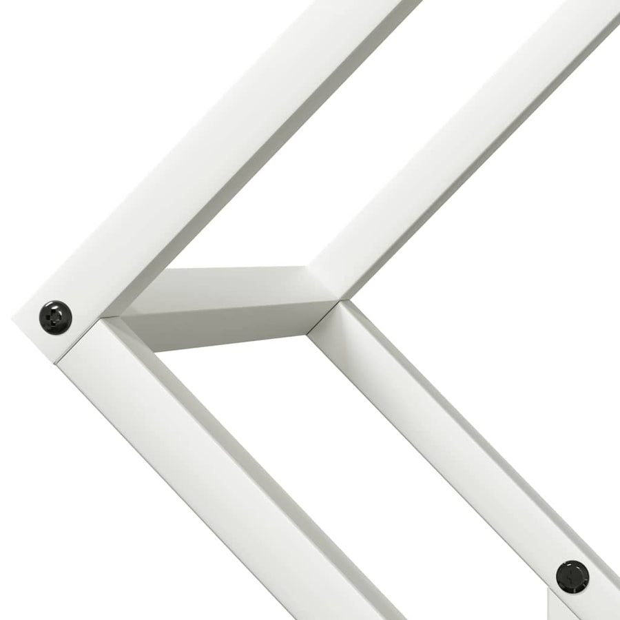 Brandhoutrek 50x25x50 cm koudgewalst staal wit