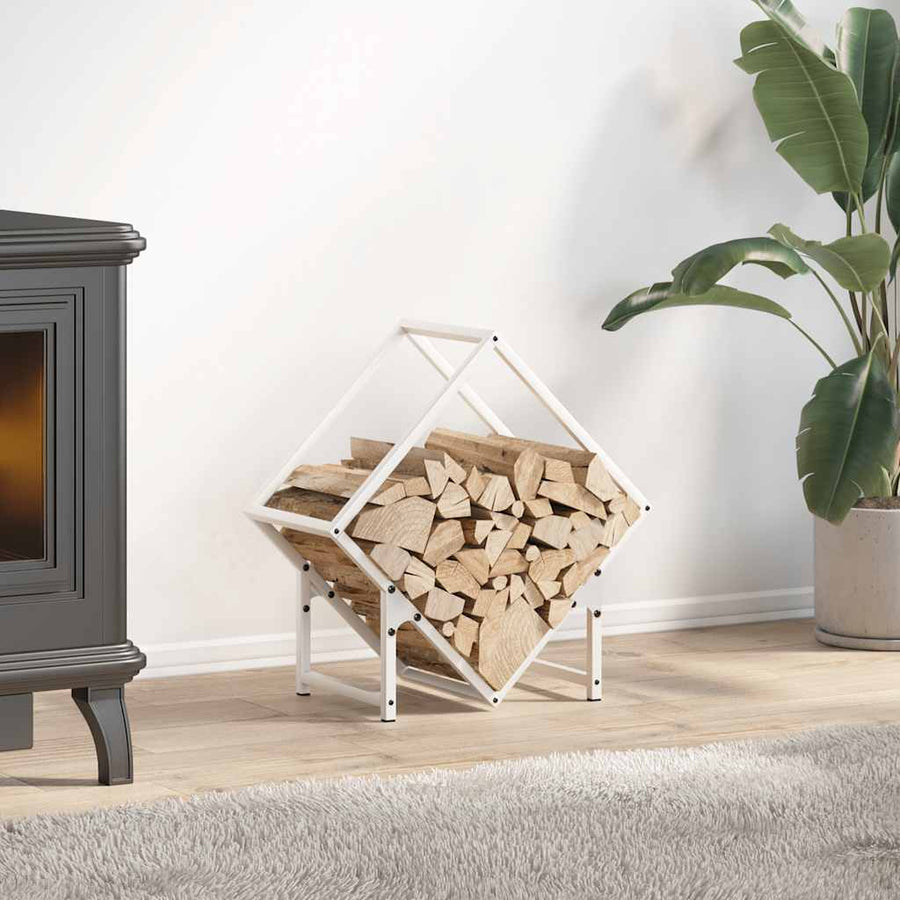 Brandhoutrek 50x25x50 cm koudgewalst staal wit