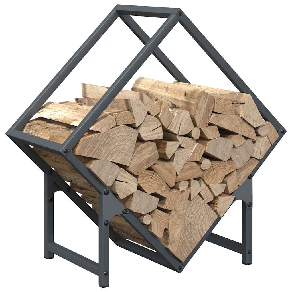 Brandhoutrek 50x25x50 cm koudgewalst staal antracietkleurig