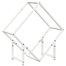 Brandhoutrek 60x25x60 cm koudgewalst staal wit