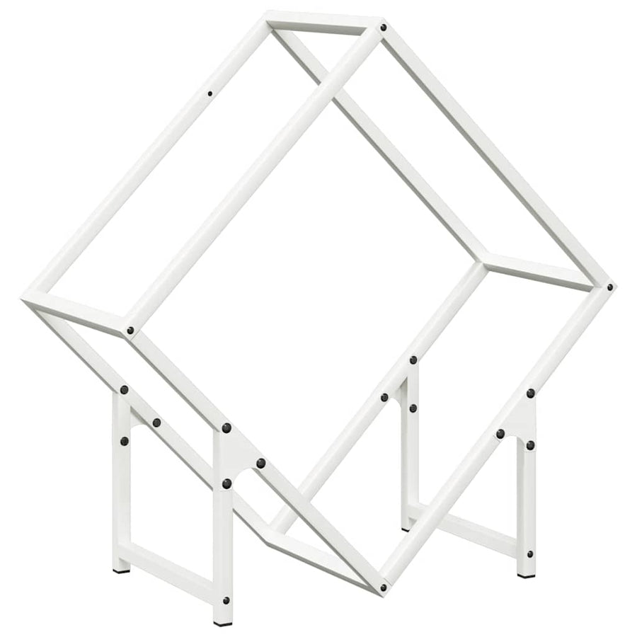 Brandhoutrek 60x25x60 cm koudgewalst staal wit
