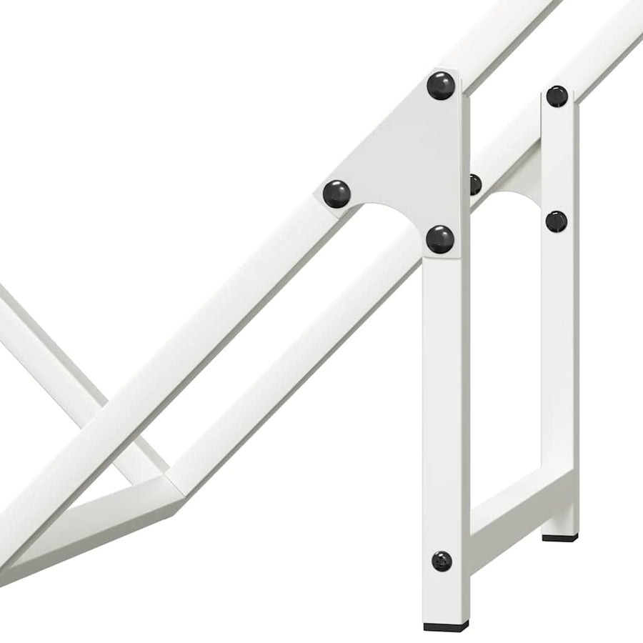 Brandhoutrek 60x25x60 cm koudgewalst staal wit