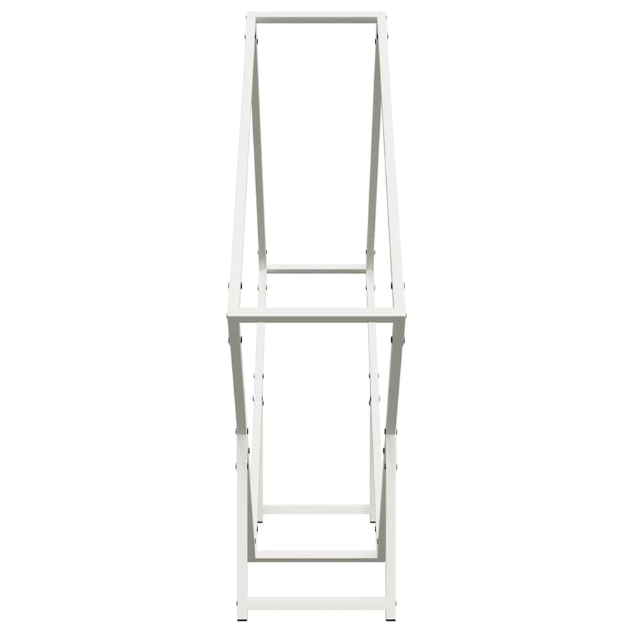 Brandhoutrek 100x25x100 cm koudgewalst staal wit