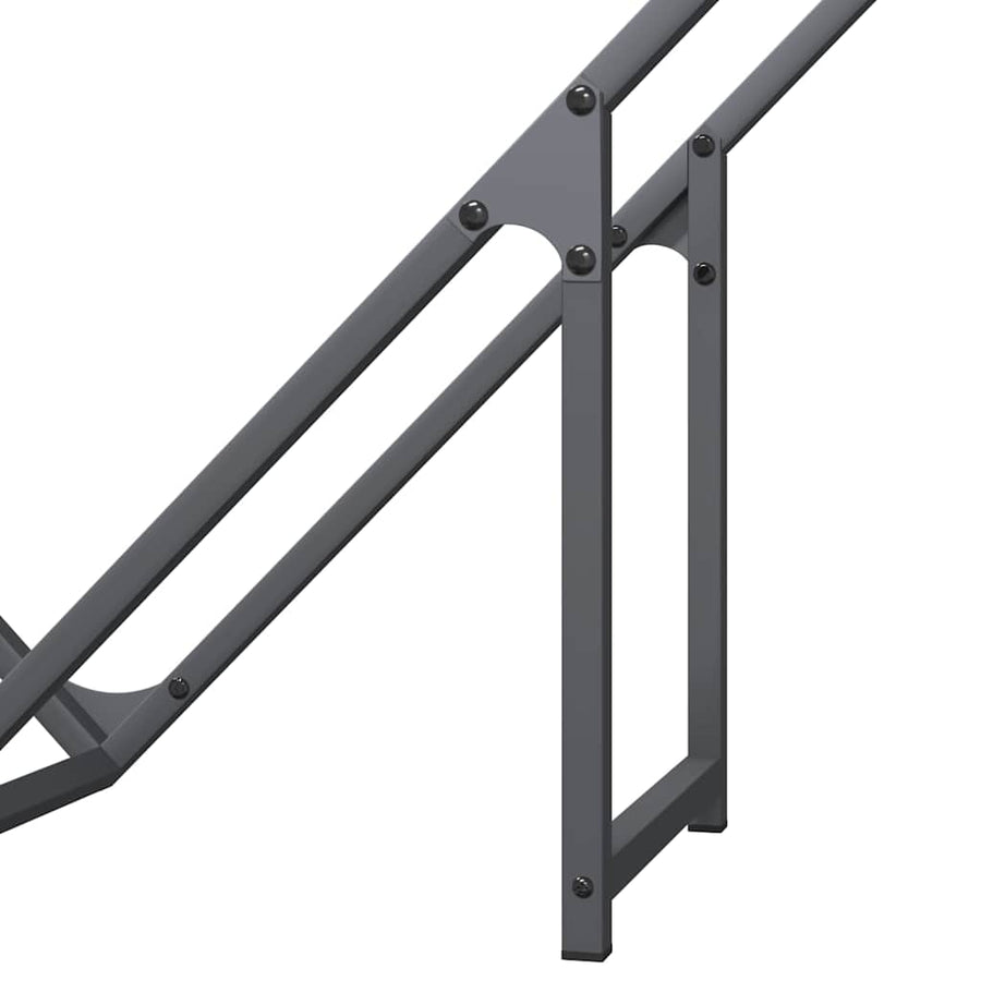 Brandhoutrek Koudgewalst Staal Kleurig 100 x 25 x 100 cm
