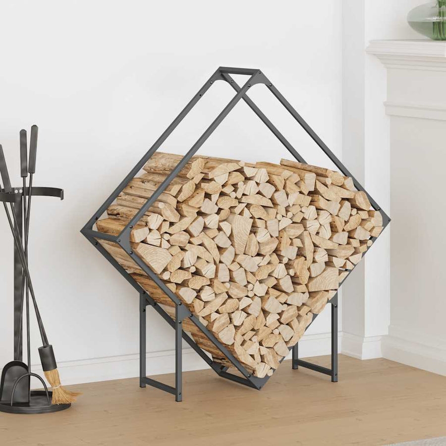 Brandhoutrek Koudgewalst Staal Kleurig 100 x 25 x 100 cm