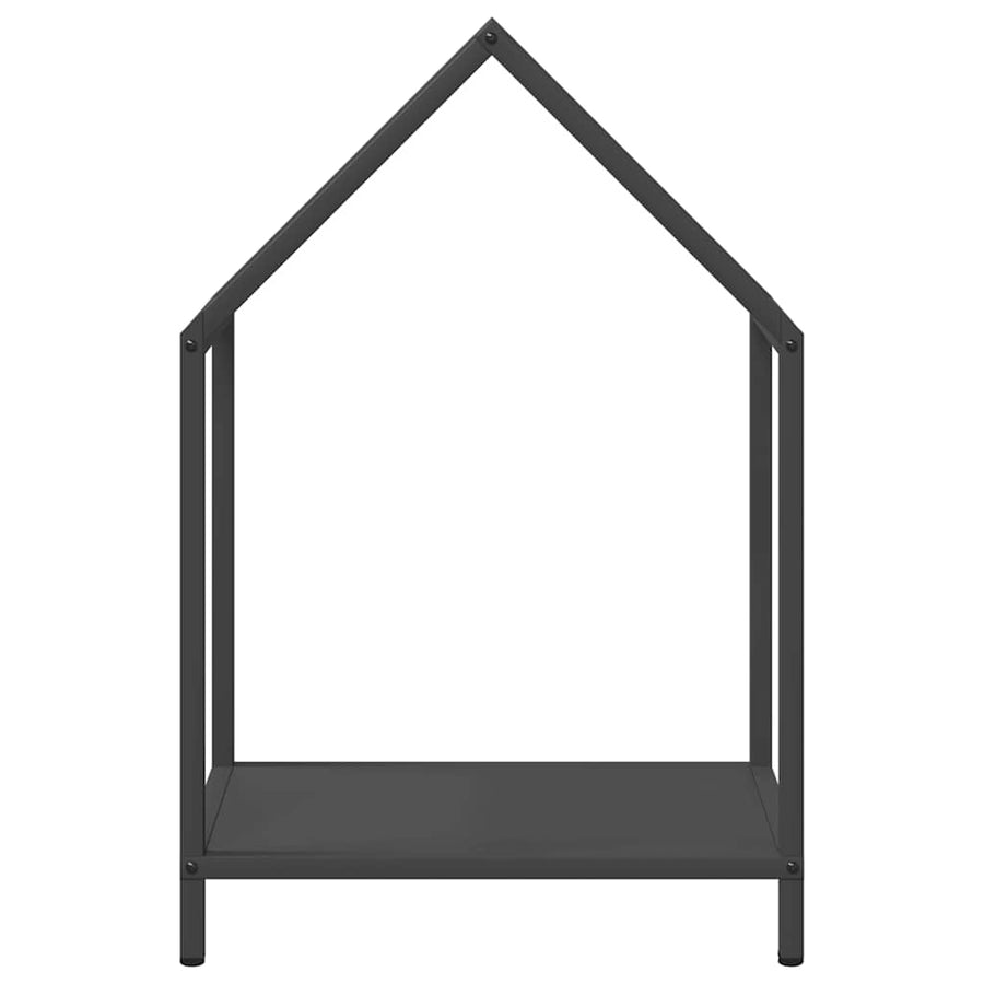 Brandhoutrek 40x25x60 cm koudgewalst staal zwart