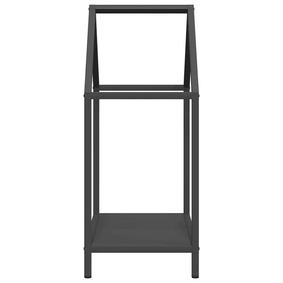 Brandhoutrek 40x25x60 cm koudgewalst staal zwart