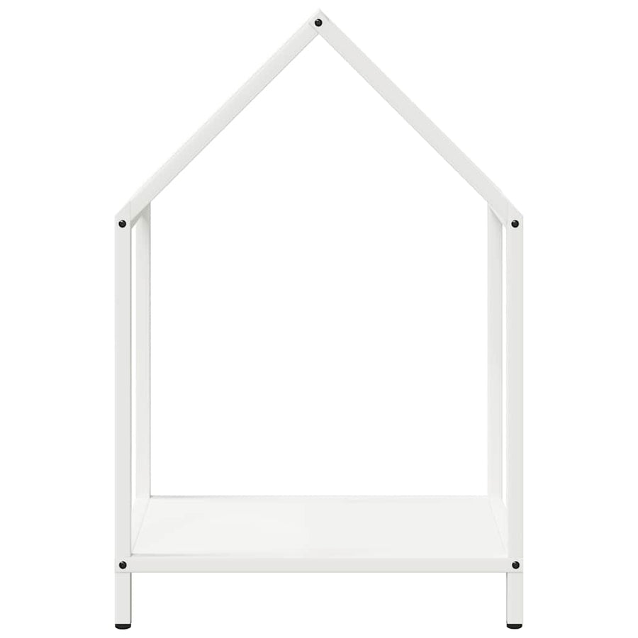 Brandhoutrek 40x25x60 cm koudgewalst staal wit