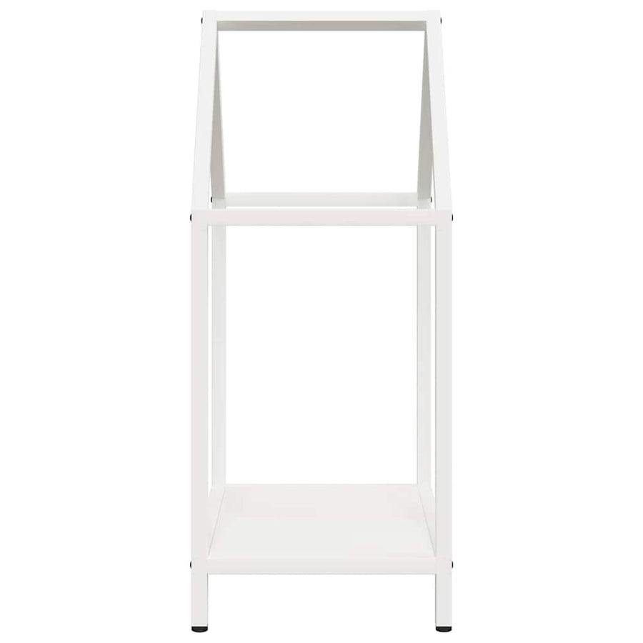 Brandhoutrek 40x25x60 cm koudgewalst staal wit