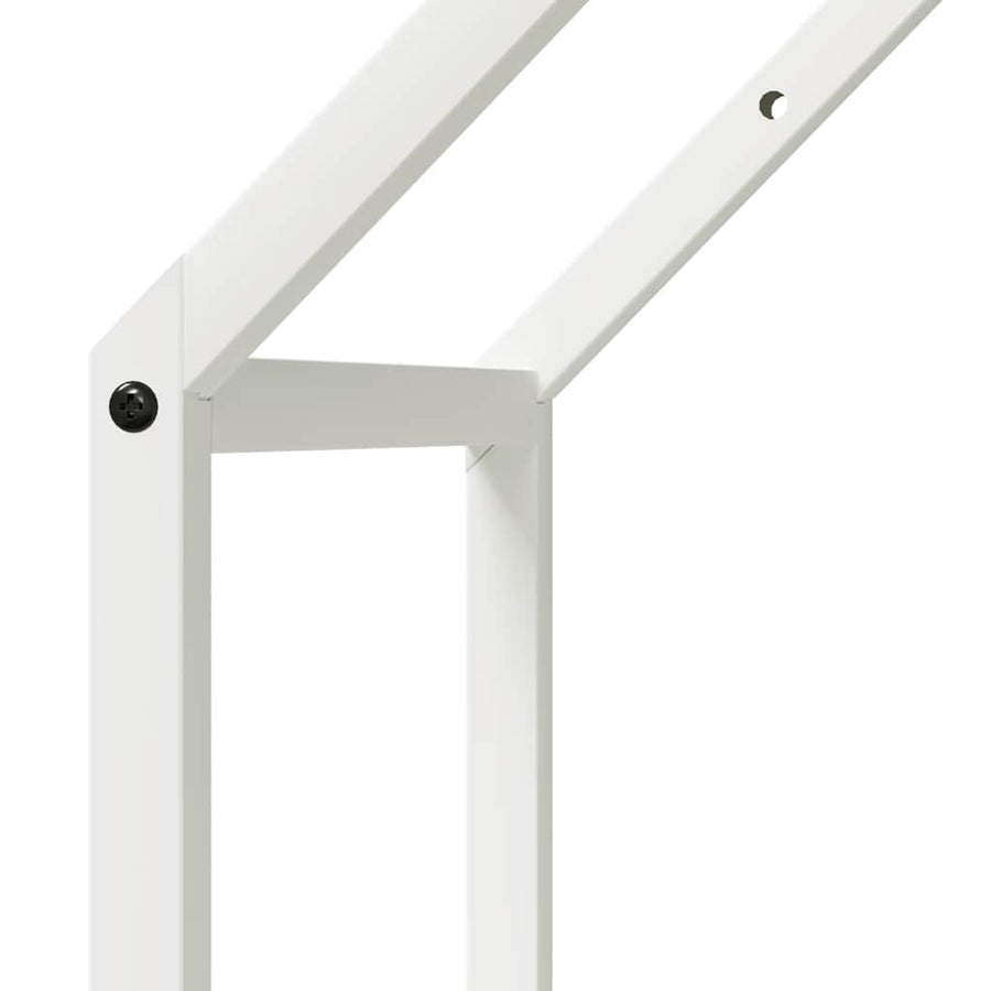 Brandhoutrek 40x25x60 cm koudgewalst staal wit