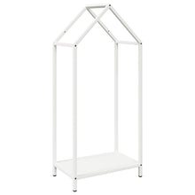 Brandhoutrek 40x25x90 cm koudgewalst staal wit