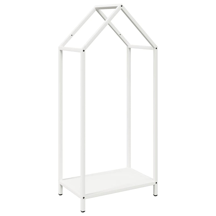 Brandhoutrek 40x25x90 cm koudgewalst staal wit