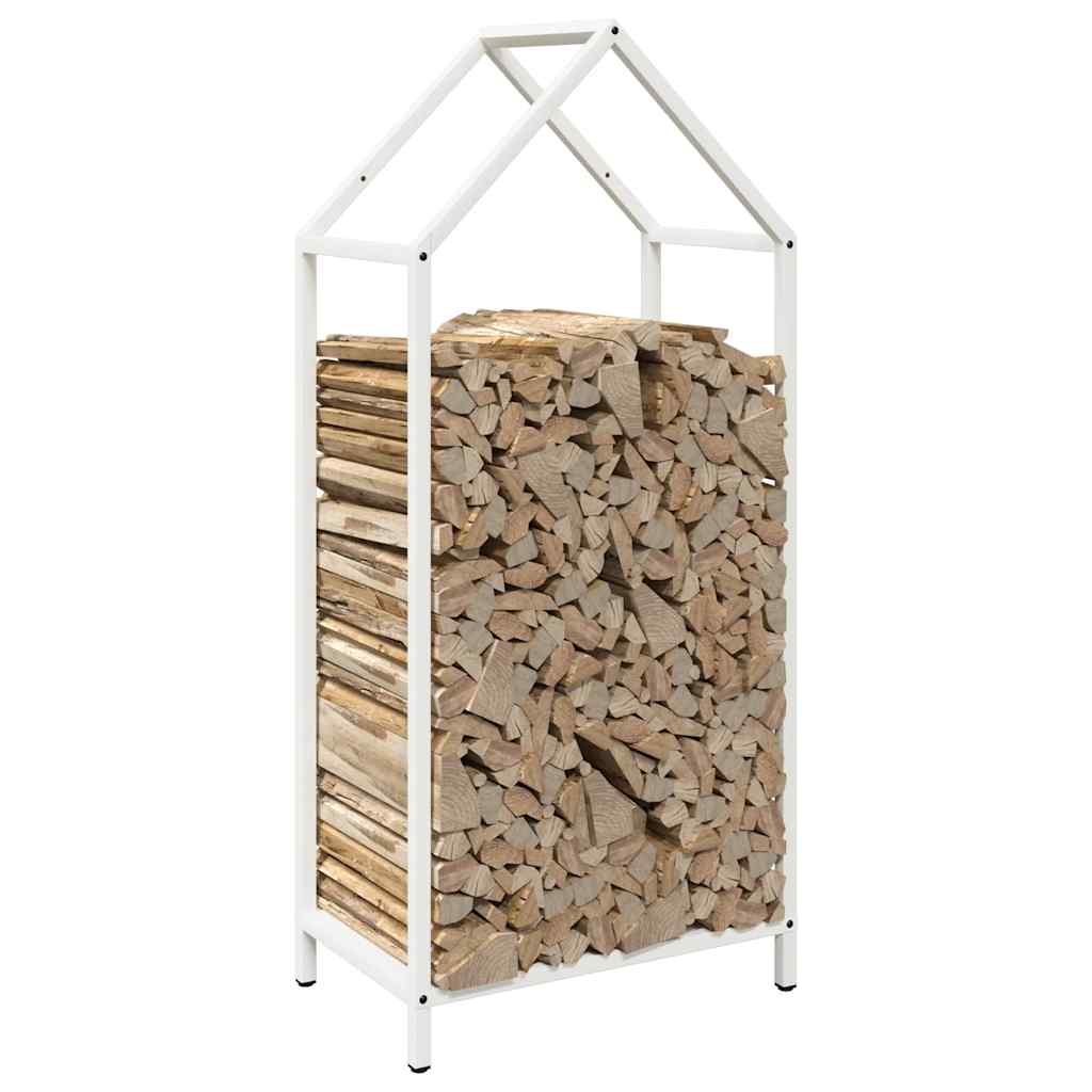 Brandhoutrek 40x25x90 cm koudgewalst staal wit