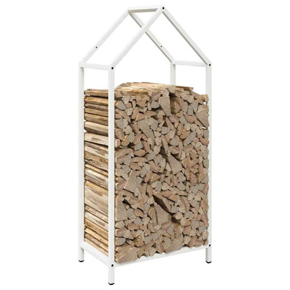 Brandhoutrek 40x25x90 cm koudgewalst staal wit