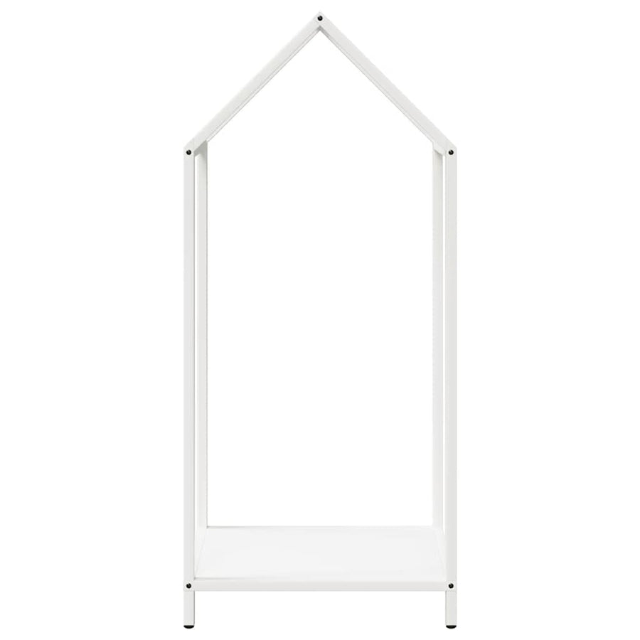 Brandhoutrek 40x25x90 cm koudgewalst staal wit