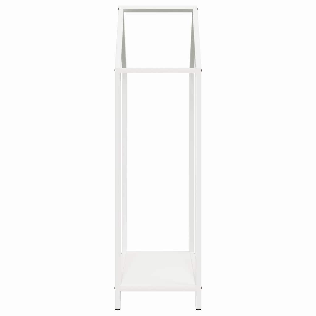 Brandhoutrek 40x25x90 cm koudgewalst staal wit