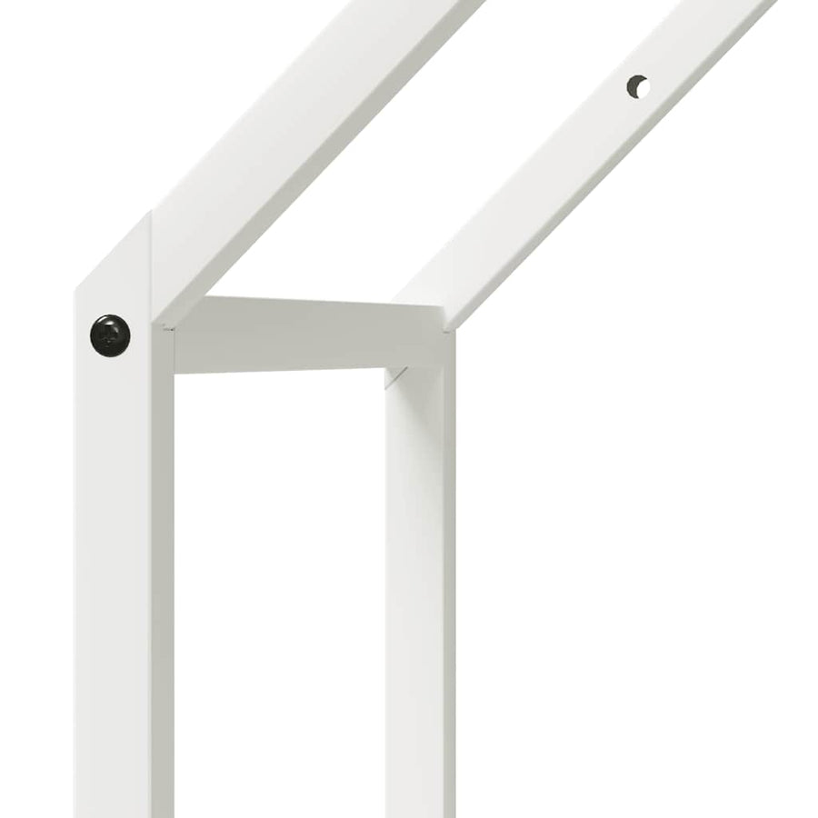 Brandhoutrek 40x25x90 cm koudgewalst staal wit