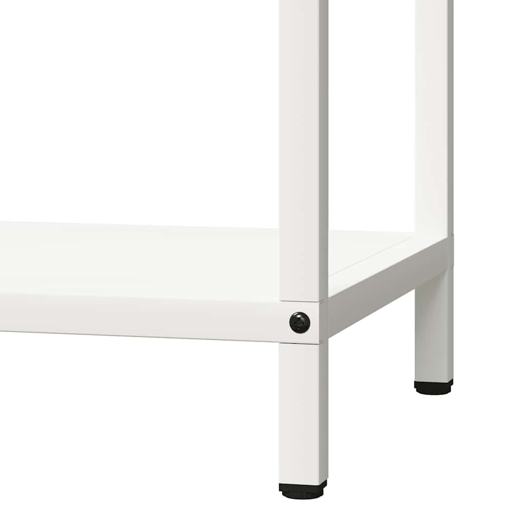 Brandhoutrek 40x25x90 cm koudgewalst staal wit