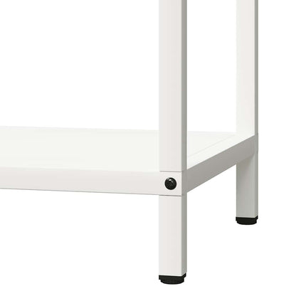 Brandhoutrek 40x25x90 cm koudgewalst staal wit