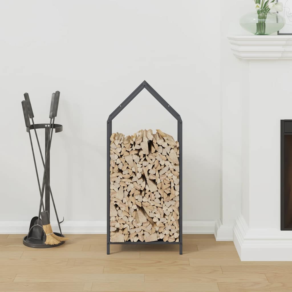 Brandhoutrek 40x25x90 cm koudgewalst staal antracietkleurig