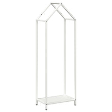 Brandhoutrek 40x25x120 cm koudgewalst staal wit