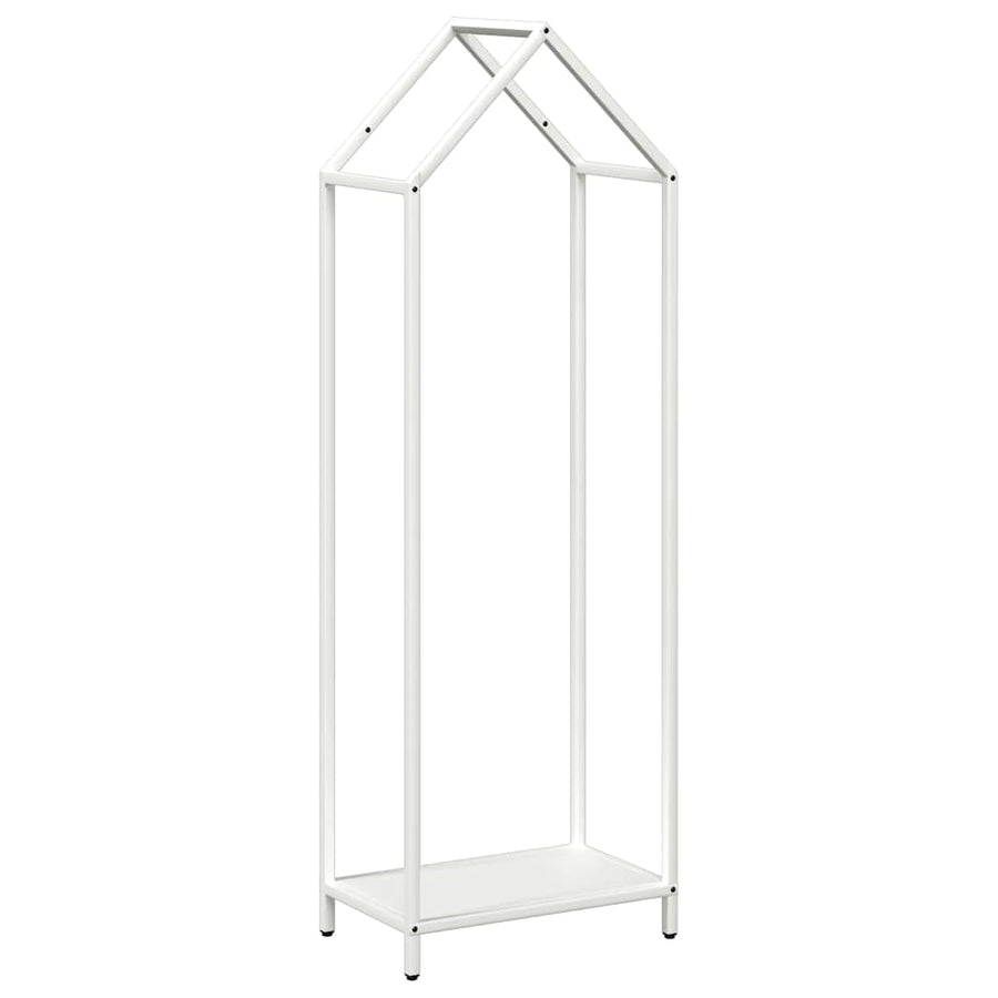 Brandhoutrek 40x25x120 cm koudgewalst staal wit