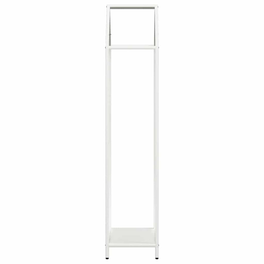 Brandhoutrek 40x25x120 cm koudgewalst staal wit