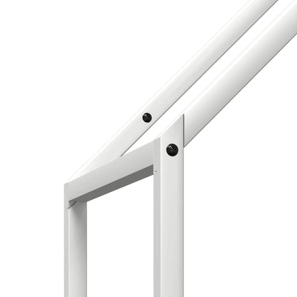 Brandhoutrek 40x25x120 cm koudgewalst staal wit