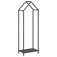Brandhoutrek 40x25x120 cm koudgewalst staal antraciet
