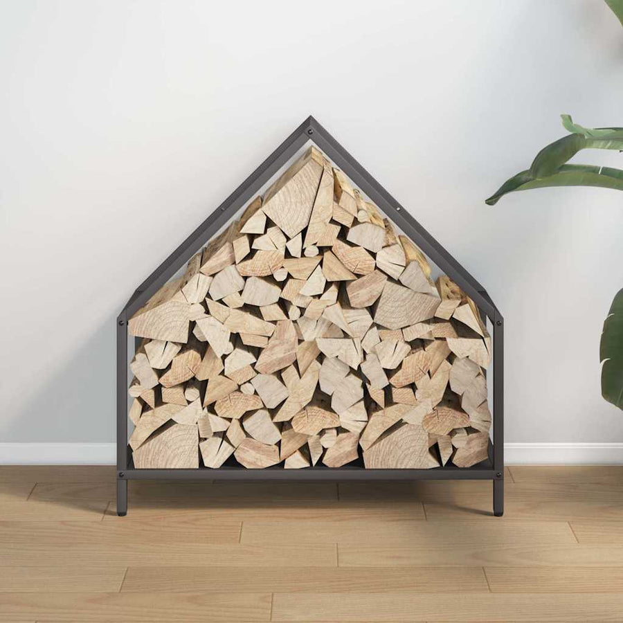 Brandhoutrek 60x25x60 cm koudgewalst staal zwart