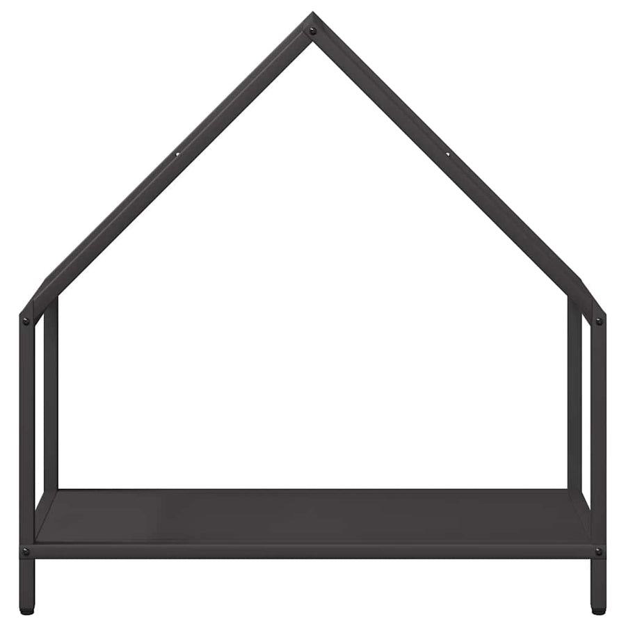 Brandhoutrek 60x25x60 cm koudgewalst staal zwart