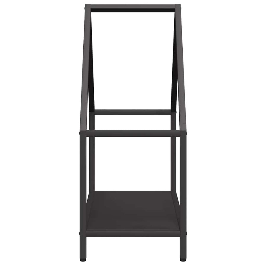 Brandhoutrek 60x25x60 cm koudgewalst staal zwart