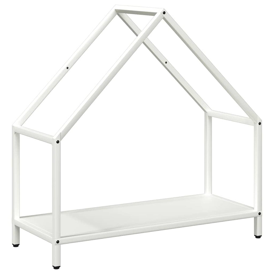 Brandhoutrek 60x25x60 cm koudgewalst staal wit