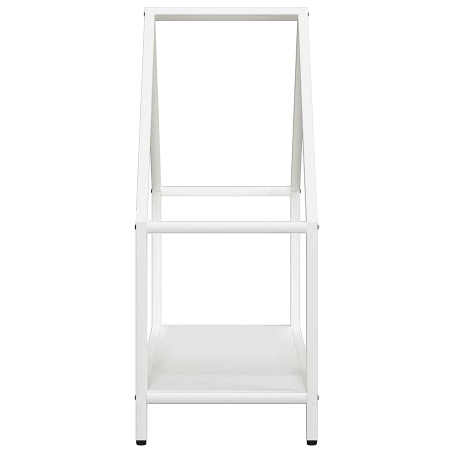 Brandhoutrek 60x25x60 cm koudgewalst staal wit