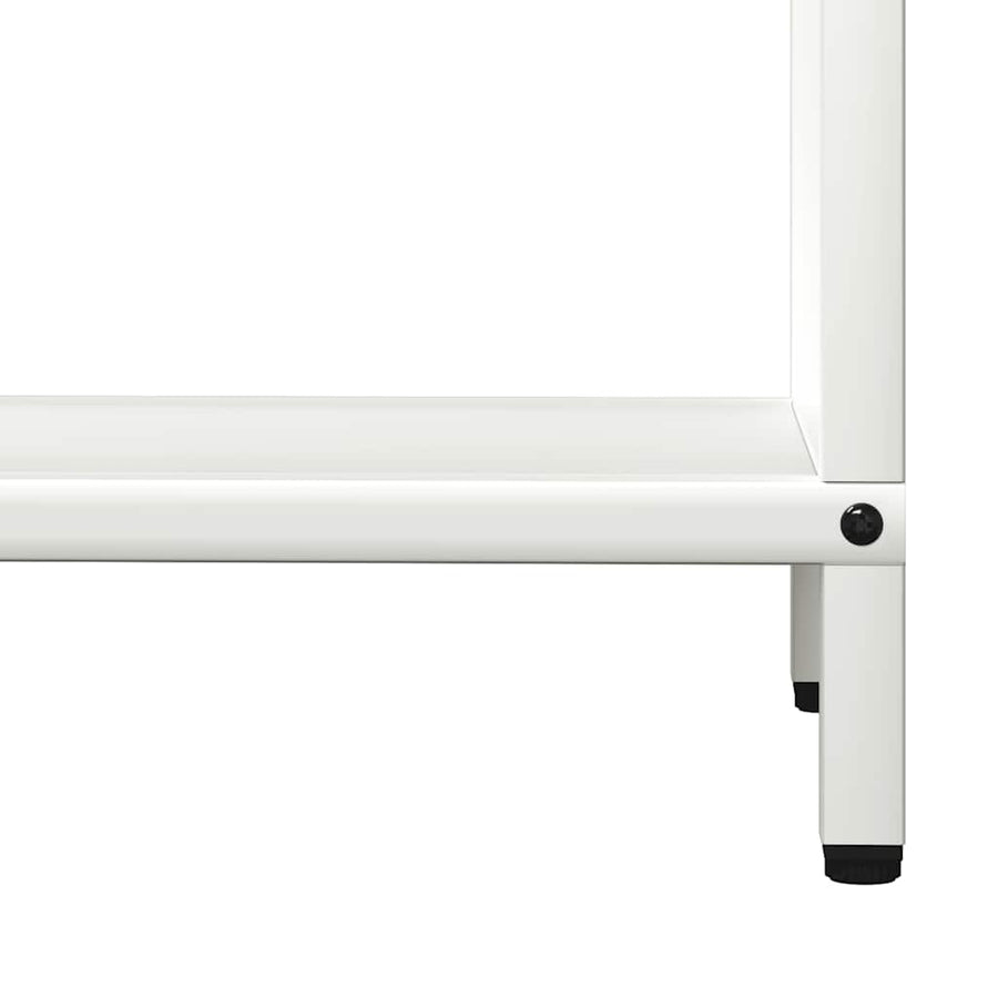 Brandhoutrek 60x25x60 cm koudgewalst staal wit
